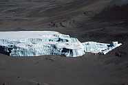 Der Furtwangler Gletscher vom Uhuru-Peak